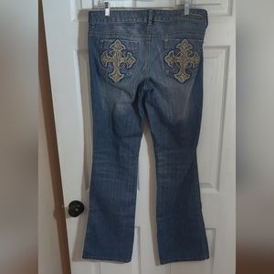 G premium Bootcut Jeans with embellishments size 32.